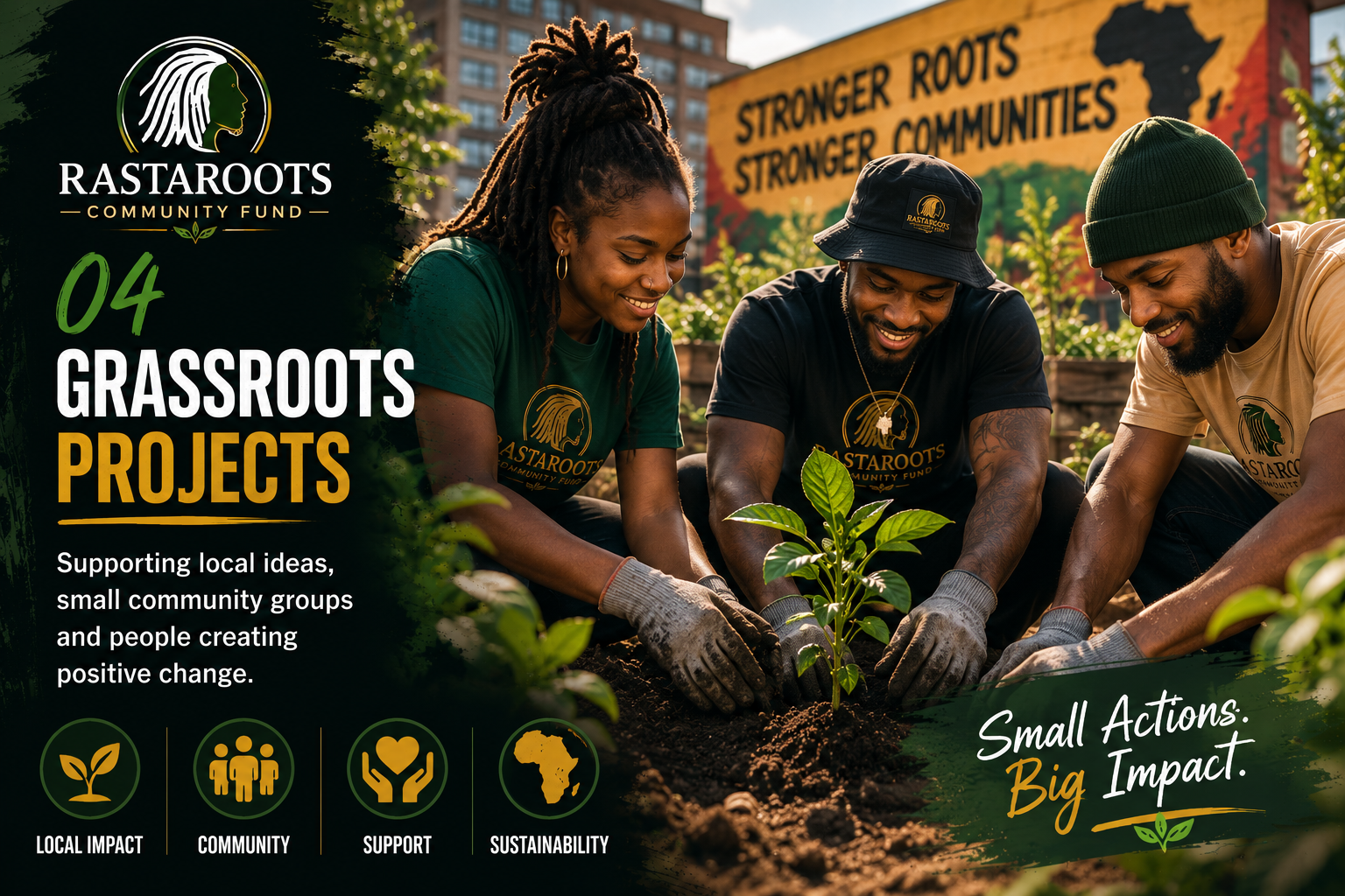 RastaRoots grassroots community projects
