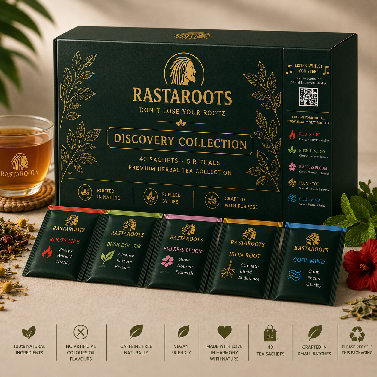 Closed RastaRoots Discovery Collection box