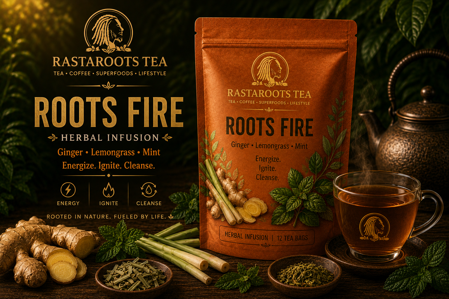 Roots Fire tea
